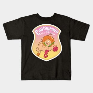 Kawaii Magic School Courage Crest Kids T-Shirt